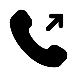 Outgoing Call Icon from Solar Bold Set