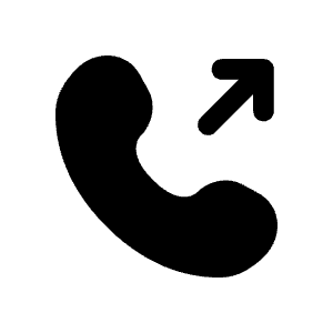 Outgoing Call Rounded Icon from Solar Bold Set