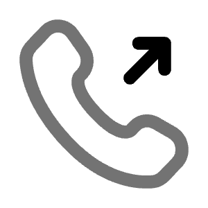 Outgoing Call Icon from Solar Line Duotone Set