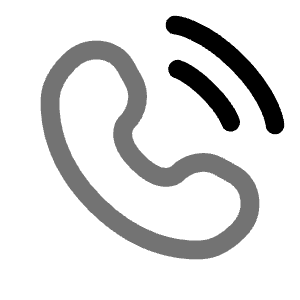 Phone Calling Rounded Icon from Solar Line Duotone Set