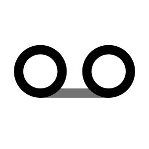 Record Minimalistic Icon from Solar Line Duotone Set