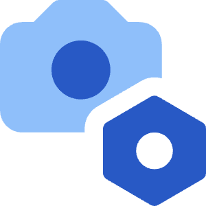 Camera Setting Bolt Nut Icon from Core Flat Set