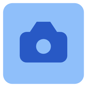Camera Square Icon from Core Flat Set