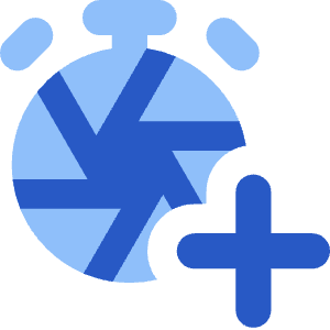 Shutter Speed Timer Add Icon from Core Flat Set