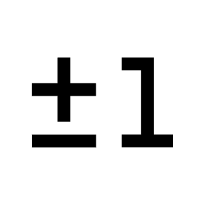 Character Integer Icon from Carbon Set