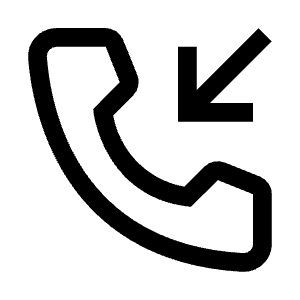 Phone Incoming Icon from Carbon Set