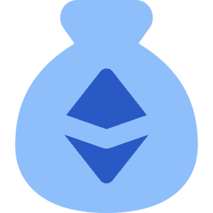 Bag Ethereum Icon from Core Flat Set