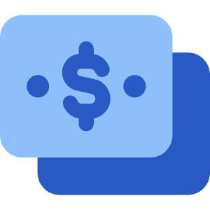 Bill Dollar 4 Icon from Core Flat Set