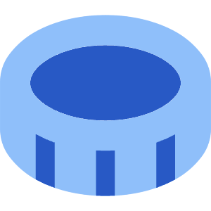 Coin Horizontal Icon from Core Flat Set