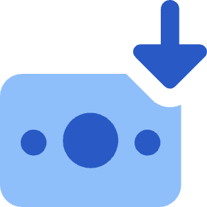 Money Incoming Profit Icon from Core Flat Set