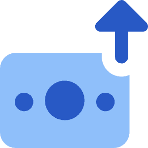 Money Outgoing Expense Icon from Core Flat Set