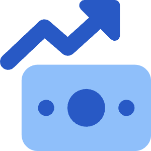 Money Trend Icon from Core Flat Set