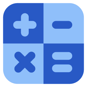 Calculator 2 Icon from Core Flat Set