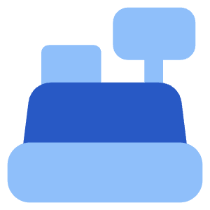 Cashier Icon from Core Flat Set