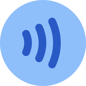 Contactless Payment Icon from Core Flat Set