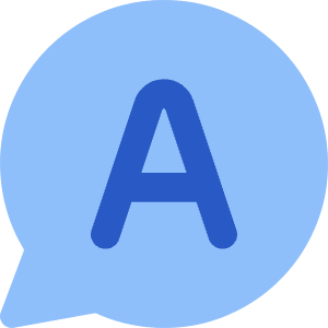 Chat Bubble Answer Circle Icon from Core Flat Set