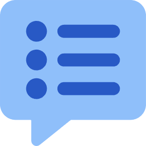 Chat Bubble Notes Icon from Core Flat Set