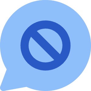 Chat Bubble Oval Block Icon from Core Flat Set