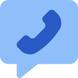 Chat Bubble Square Phone Icon from Core Flat Set
