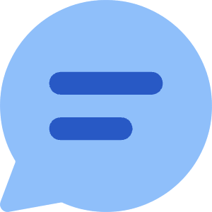 Chat Bubble Text Oval Icon from Core Flat Set