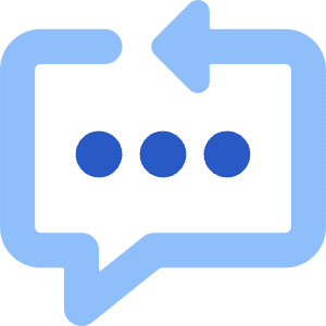 Reply To Message Typing Icon from Core Flat Set
