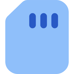 Sd Card Icon from Core Flat Set