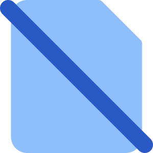 Sim No Card Icon from Core Flat Set