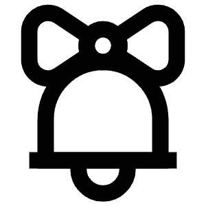 Bell Bow Icon from Atlas Line Set