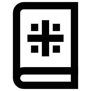 Bible Book Icon from Atlas Line Set