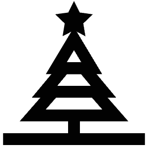 Christmas Tree Icon from Atlas Line Set