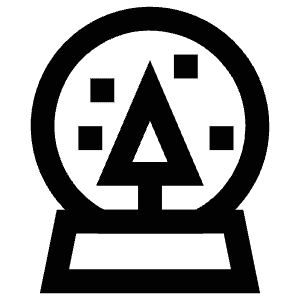 Snowglobe Icon from Atlas Line Set