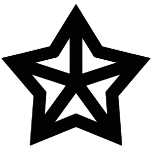 Star Decor Icon from Atlas Line Set