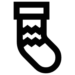Stocking Icon from Atlas Line Set