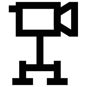 Camera Stand Icon from Atlas Line Set