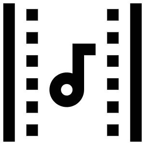 Film Music Icon from Atlas Line Set