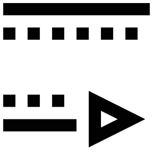 Film Play Icon from Atlas Line Set