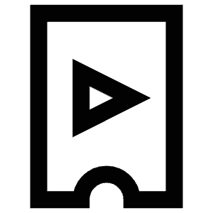 Play Ticket Icon from Atlas Line Set