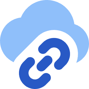 Insert Cloud Link Icon from Core Flat Set