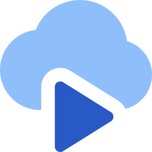 Insert Cloud Video Icon from Core Flat Set