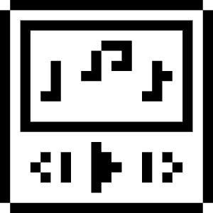 Coding Apps Websites Music Player Icon from Pixel - Free Set