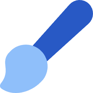 Paintbrush 2 Icon from Core Flat Set