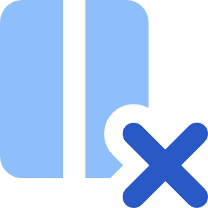 Delete Column Icon from Core Flat Set
