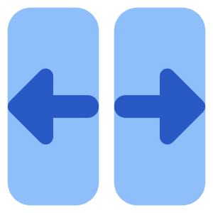Table Cell Split Icon from Core Flat Set