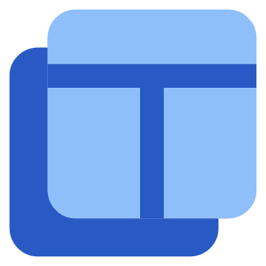 Table Stack Icon from Core Flat Set
