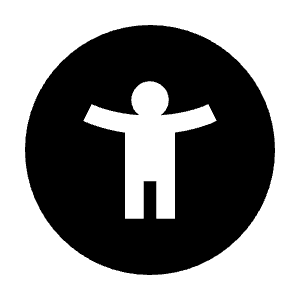 Accessibility 1 Icon from Outlined Fill - Streamline Material Free Set