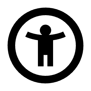 Accessibility Icon from Outlined Line - Streamline Material Free Set