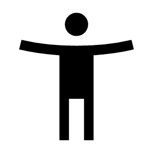 Accessibility New Icon from Sharp Line - Material Symbols Set