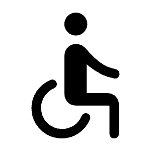 Accessible Icon from Rounded Line - Material Symbols Set