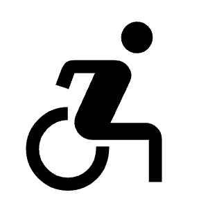 Accessible Forward Icon from Outlined Line - Material Symbols Set
