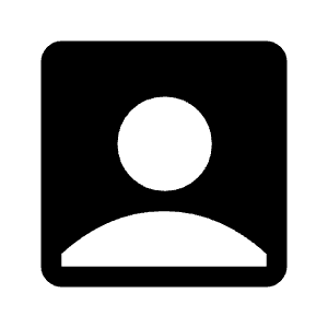 Account Box Fill Icon from Rounded Fill - Material Symbols Set
